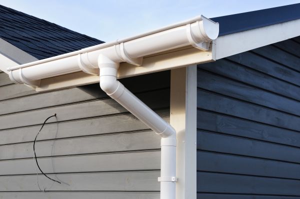 PVC Rain Gutter Installation in Collierville